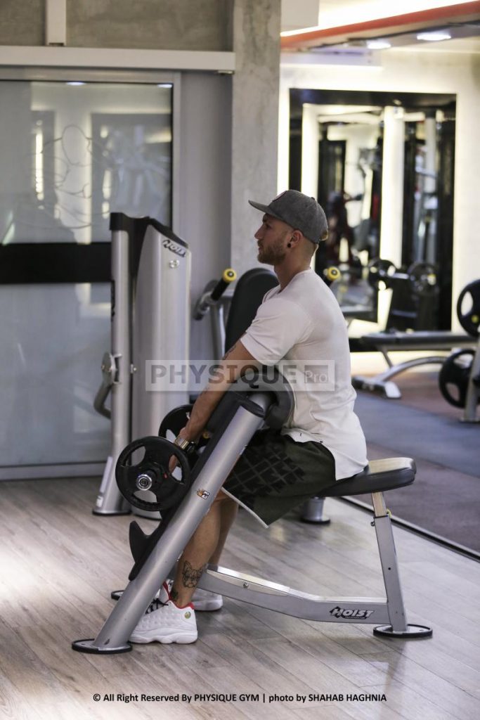 آموزش حرکت جلو بازو لاری میله صاف