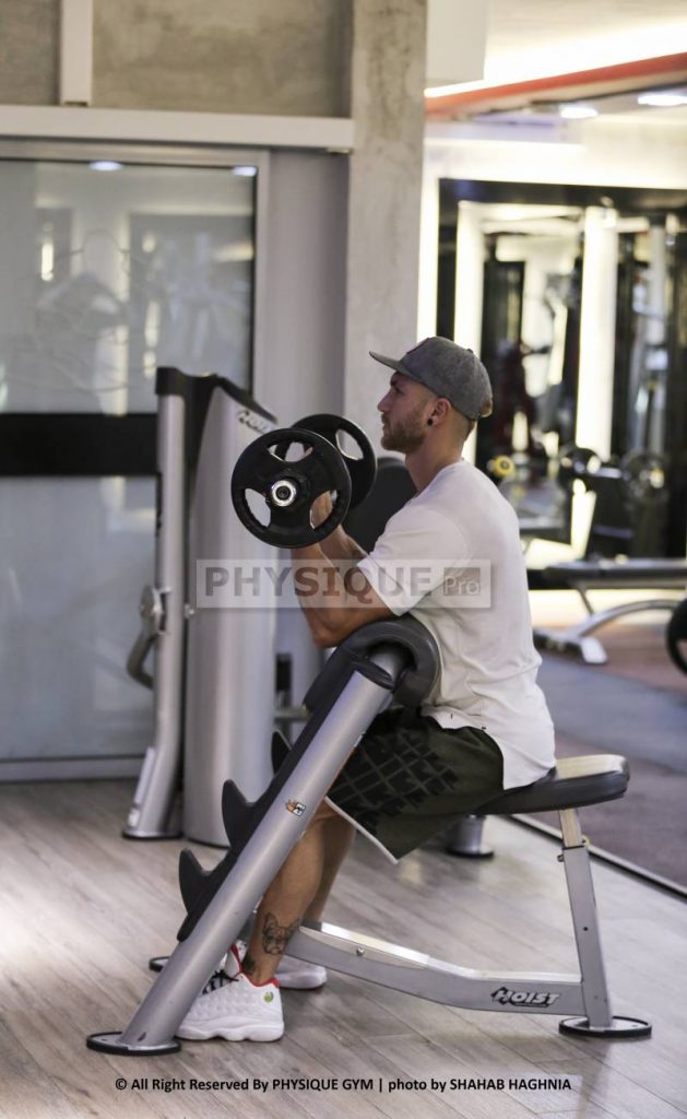 آموزش حرکت جلو بازو لاری میله صاف