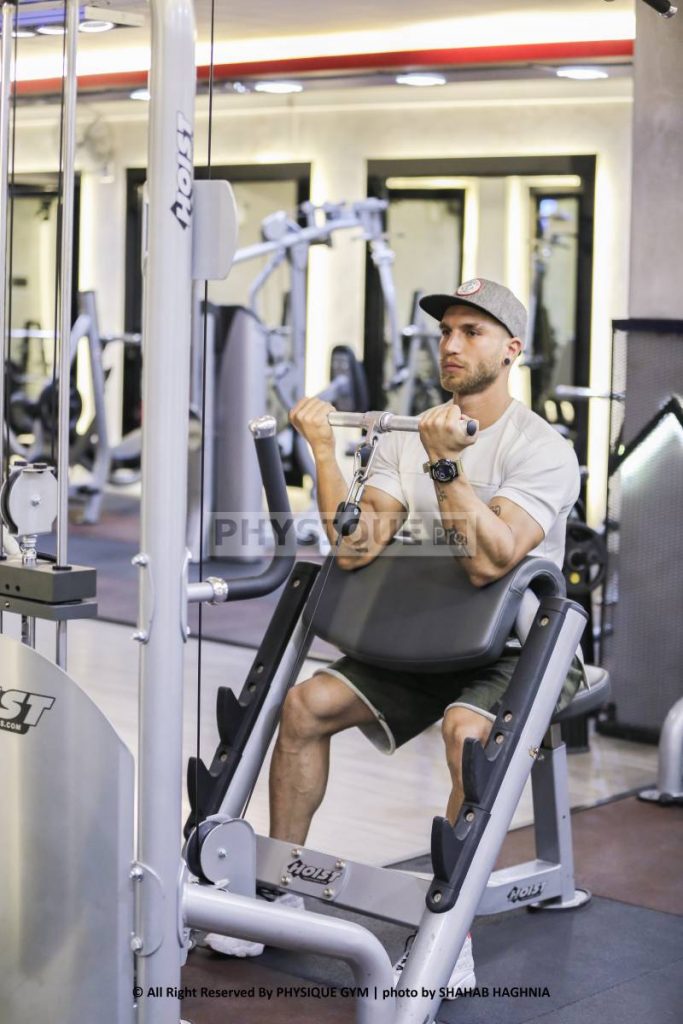 آموزش حرکت جلوبازو كابل روی ميز لاری