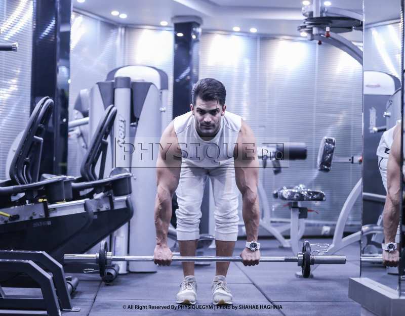 آموزش حرکت پارويي هالتر (زيربغل هالتر خم) از فیزیک پرو - علی کرمی